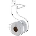 Ver imagem 1 de Suporte Duplo Porta Papel Higiênico Caixa Descarga Acoplada