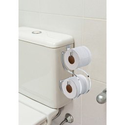 Suporte Duplo Porta Papel Higiênico Caixa Descarga Acoplada - 4