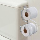 Ver imagem 3 de Suporte Duplo Porta Papel Higiênico Caixa Descarga Acoplada