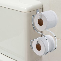 Suporte Duplo Porta Papel Higiênico Caixa Descarga Acoplada - 3