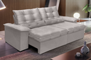 Ver imagem 1 de Sofá Retrátil e Reclinável Aspen 2.60m Super Pillow - Avelã