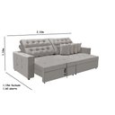 Ver imagem 2 de Sofá Texas 2.10m Retrátil e Reclinável - Avelã