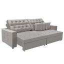 Ver imagem 3 de Sofá Texas 2.10m Retrátil e Reclinável - Avelã