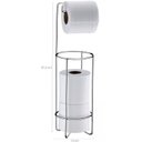 Ver imagem 2 de Suporte Para Papel Higiênico De Chão 3 Rolos Future Cromado