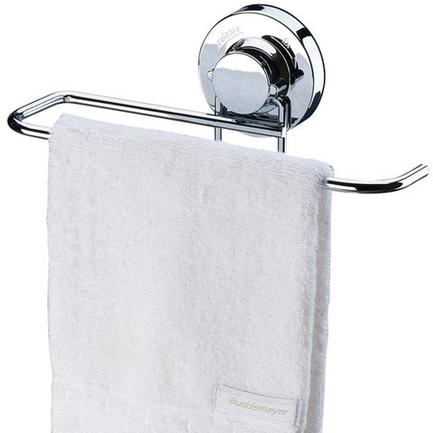 Suporte Multiuso Porta Rolo Papel Toalha Com Ventosa Aço