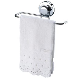 Suporte Multiuso Porta Rolo Papel Toalha Com Ventosa Aço - 2
