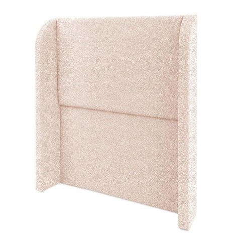 Cabeceira Solteiro 100 cm com Frame Imperial Boucle Rose Impo