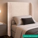 Ver imagem 2 de Cabeceira Solteiro 100 cm com Frame Imperial Boucle Rose Impo