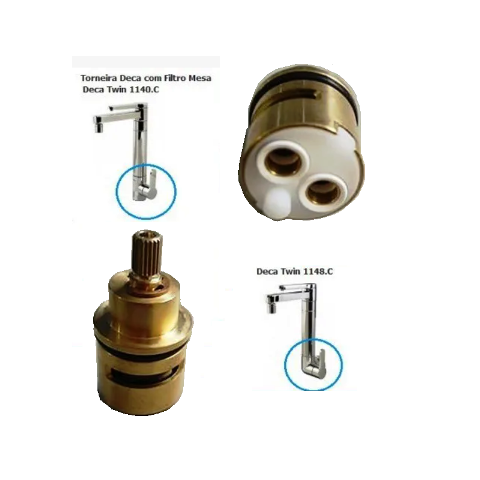 Reparo Torneira Filtro Deca Twin 1140 e 1148 - 4688030