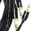 Ver imagem 2 de Cabo Adaptador P2 para 2 P10 Estéreo - 10 Metros