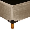 Ver imagem 4 de Base Cama Box Casal 39x138cm com 6 Pés Bege