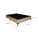 Ver imagem 3 de Base Cama Box Casal 39x138cm com 6 Pés Bege