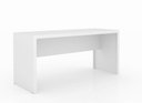 Ver imagem 3 de Escritório com Mesa para Computador Simples Gavetas e Armário 2 Portas Branco - Fdecor