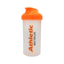 Ver imagem 1 de Coqueteleira Athletic 700 Ml Shaker Antivazamento Livre de Bpa com Marcação de Medidas Cor Laranja