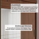 Ver imagem 5 de Guarda-Roupa Casal 3 Portas de Correr com Espelho e Pés 199cm 100% MDF Roma Espresso Móveis Marrom/Jequitiba