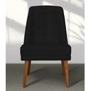 Ver imagem 2 de Kit 6 Cadeiras de Jantar Paris Suede Preto - Meular Decor