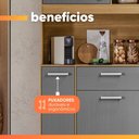 Ver imagem 7 de Armário de Cozinha Compacta 3 Portas 3 Nichos Yogi
