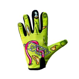 Luva Motociclista Ciclismo Sky Sun Zombie Emborrachada Uv Verde XL - 1