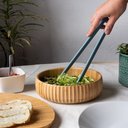 Ver imagem 5 de Bowl Pote Canelado de Bambu 19 Cm - Oikos