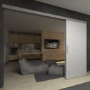 Ver imagem 4 de Sistema Sequenziato 03 Portas 35 a 40mm Fechamento À Direita Rometal 01 Kit