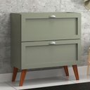 Ver imagem 1 de Gabinete para Banheiro 80cm Retro Mdf Verde Milano - On Móveis