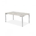 Ver imagem 3 de Conjunto Mesa Inovare Cromado Rt 1,60x0,90 Mdp e Cadeira Nobre Junco Cromado