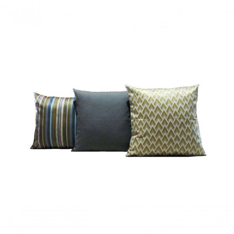 Capas Almofadas Veludo 60 X 60 Conjunto 3 Peças