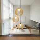 Ver imagem 4 de Lustre Pendente para Sala Pé Direito Duplo Trio Ball P7 - Marfim