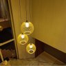 Lustre Pendente para Sala Pé Direito Duplo Trio Ball P7 - Marfim - 2