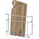 Ver imagem 4 de Suporte Organizador Porta Tábuas De Corte Armário Cozinha