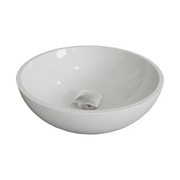 Cuba Pia Banheiro Venus e Valvula Inox Click Branco - 1