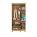 Ver imagem 3 de Guarda-roupa Infantil 92cm 3 Portas e 2 Gavetas Allegra Multimóveis Mp4442 Madeirado Madeirado