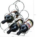 Ver imagem 2 de Adega Para 6 Garrafas De Vinho Garrafeiro Em Aço Triangular