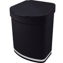 Ver imagem 2 de Lixeira para Cozinha 2,5l Tampa Abre Fácil Pia Bancada Preta
