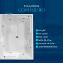 Ver imagem 4 de Spa Retangular Lorenza com Hidro em Acrílico - 127v