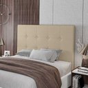 Ver imagem 7 de Cabeceira Cama Box Casal King Size Luana 193cm Sintético Bege - Desk Design
