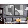 Quadro Decorativo 2pç 124x94 Cod. 6293 - Smarter Moveis - 5