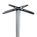 Ver imagem 4 de Mesa Pisa Beta Bistrô Fratini 107,50cm (a) Disco Redondo Branco Tampo Mdp Redondo Branco 60cm (l)