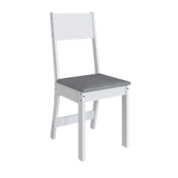 CONJUNTO DE SALA DE JANTAR PREDILLETA KARLA 1,10 C/4 CADEIRAS BRANCA - 5