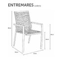 Ver imagem 2 de Kit 2 Cadeiras Empilhável Litorânea Trançada Entremares Outdoor Rivatti