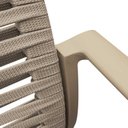 Ver imagem 6 de Kit 2 Cadeiras Empilhável Litorânea Trançada Entremares Outdoor Rivatti