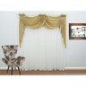 Cortina com bandô Dubai para varão duplo 200x230 - 1