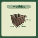Ver imagem 6 de 1 Treliça 70x70 + 3 Cachepô 18x18 Jardim Vertical Eucalipto