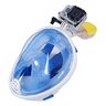Mascara de Margulho Snorkel Full Face Anti Embaçamento Diversao Nataçao Praia Piscina Suporte Camera - 4
