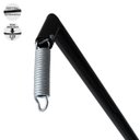 Ver imagem 3 de Suporte Preto, Mola e Mosquetão para balanço Suspenso Ninho