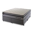 Ver imagem 6 de Conjunto Cama Box Queen c/ Molas Ensacadas Preston Cinza 158x198x71
