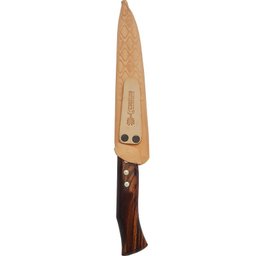 Faca de Churrasco Coqueiro 7" Aço Carbono Bainha de Couro - 3