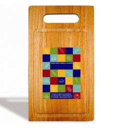 Tábua De Corte Legumes Cortar Carnes Para Cozinha Churrasco - 2