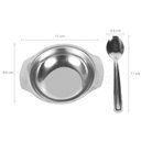 Ver imagem 2 de Conjunto Potes Sobremesa Inox 12 Peças Pote Colher Cozinha