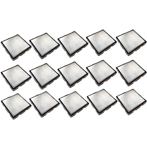 Ralo Invisivel 15x15 Inox Kit 15 Uni Discreto Box Banheiro Cozinha Lavanderia Lavabo Seguro Varanda